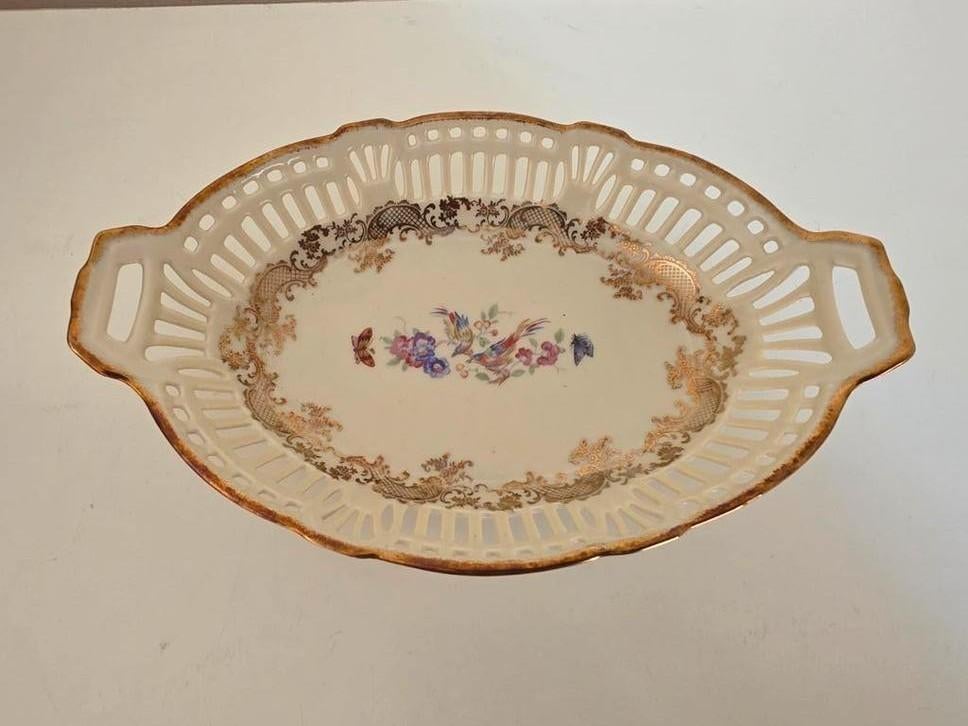 Brocante vintage bonbonschaal schaaltje schaal Germany vogel, Ophalen of Verzenden