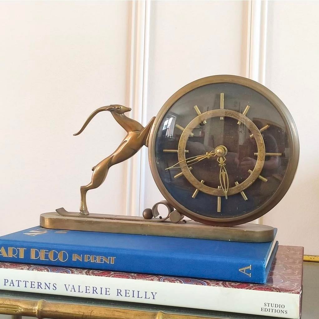 Art deco klok, Antiek en Kunst, Antiek | Klokken, Ophalen of Verzenden