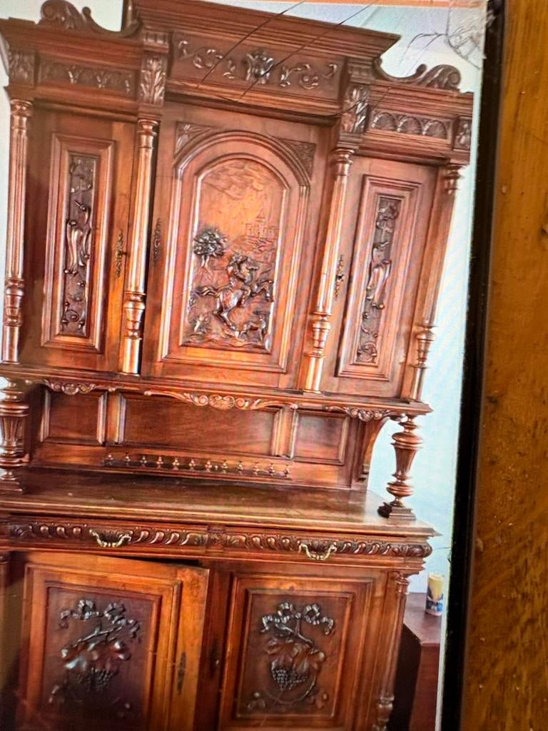 Antieke jachtkast in goede staat, Ophalen of Verzenden