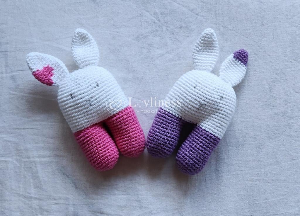 Happy Bunny, Kinderen en Baby's, Speelgoed | Knuffels en Pluche, Nieuw, Konijn, Ophalen of Verzenden
