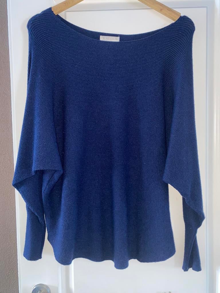 Comfy pak off shoulder, 1 maat, Ophalen of Verzenden, Zo goed als nieuw, Maat 38/40 (M), Blauw