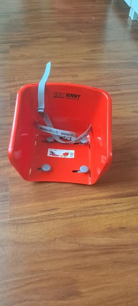 Kinderzitje voor op de Slee Eko Jenny Rood, Ophalen, Nieuw, Kunststof
