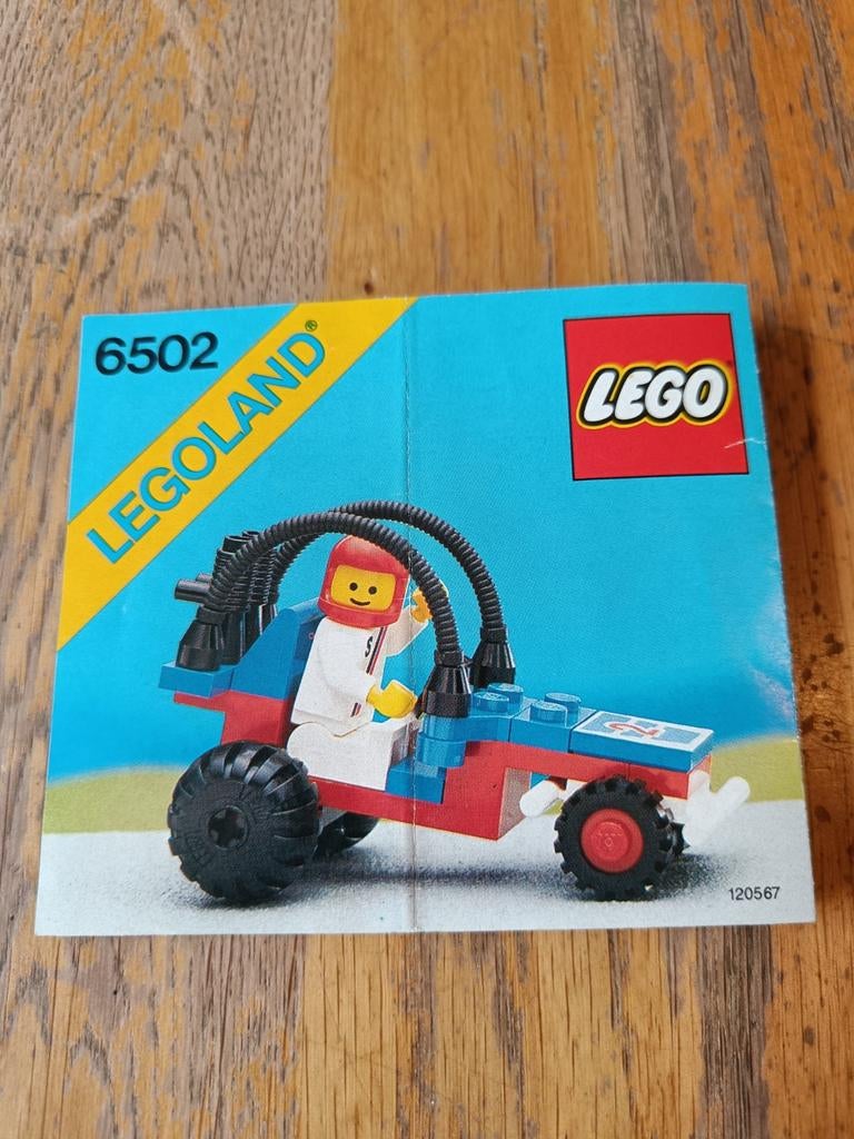 LEGO 6502: Auto Racewagen Instructieboekje, Ophalen of Verzenden, Gebruikt, Losse stenen, Lego
