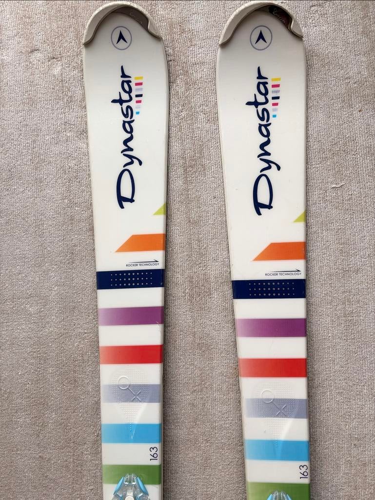Dynastar Exclusive Active Ski's 163 - Fantastisch Onderhoud, 160 tot 180 cm, Zo goed als nieuw, Carve, Skiën
