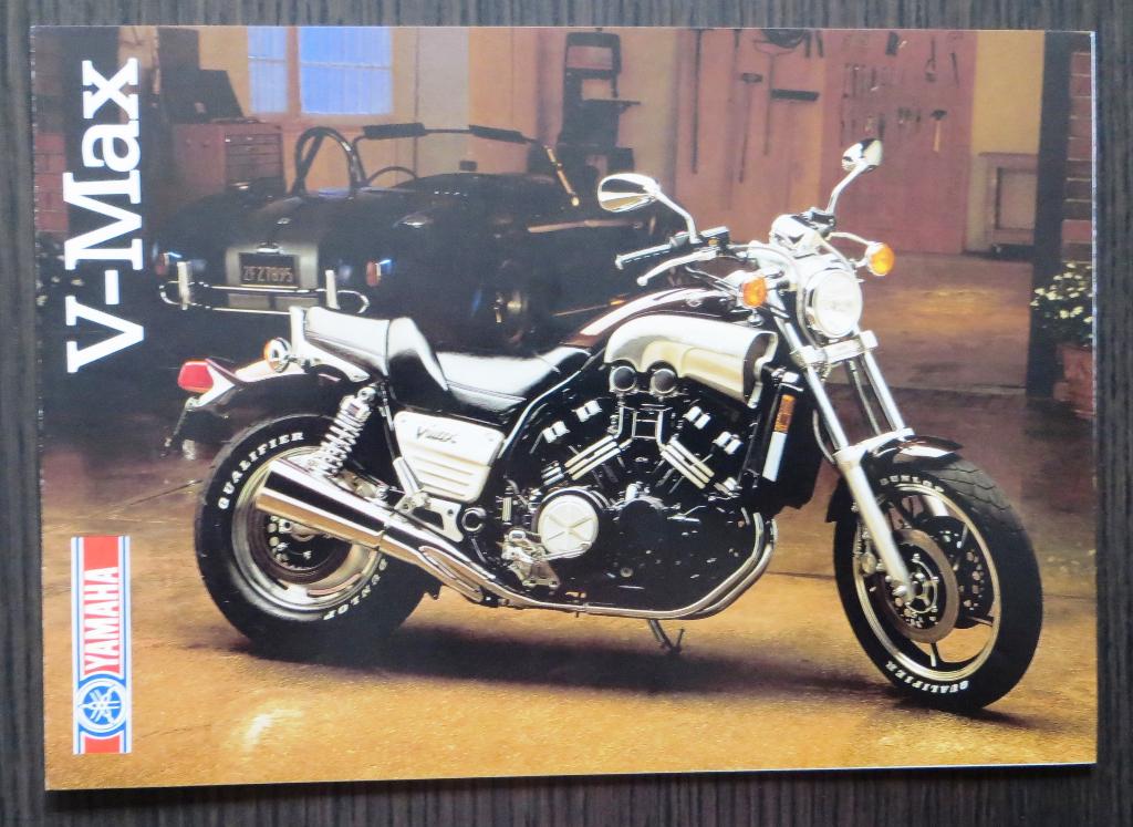 Folder Yamaha V-Max - 1987 - 6 blz (Engels), Motoren, Verzenden, Yamaha