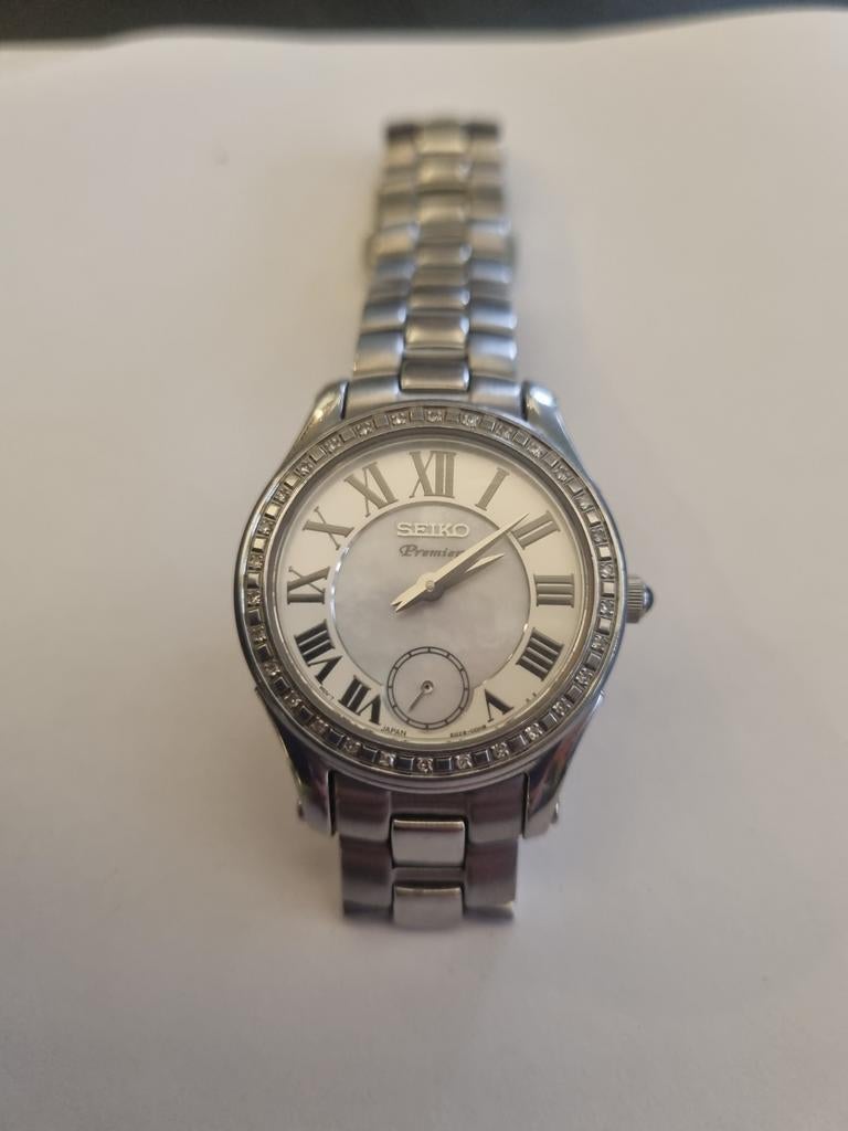 Seiko Premier Dameshorloge - Staal, Polshorloge, Ophalen of Verzenden, Zo goed als nieuw, 1-1, Seishin 2-chome, Hachioji-shi, Tokyo 192-8502, Japan