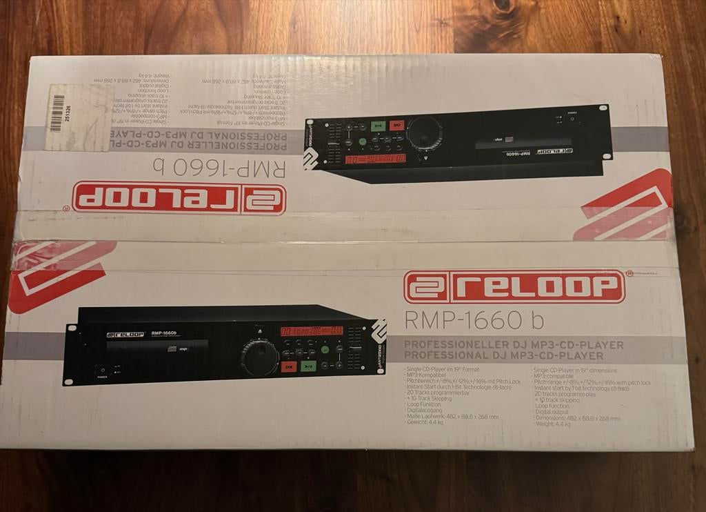 Reloop RMP 1660 b Proff. DJ MP3 CD-speler. NIEUW IN DOOS.., Ophalen, Nieuw, Draaitafel, Reloop