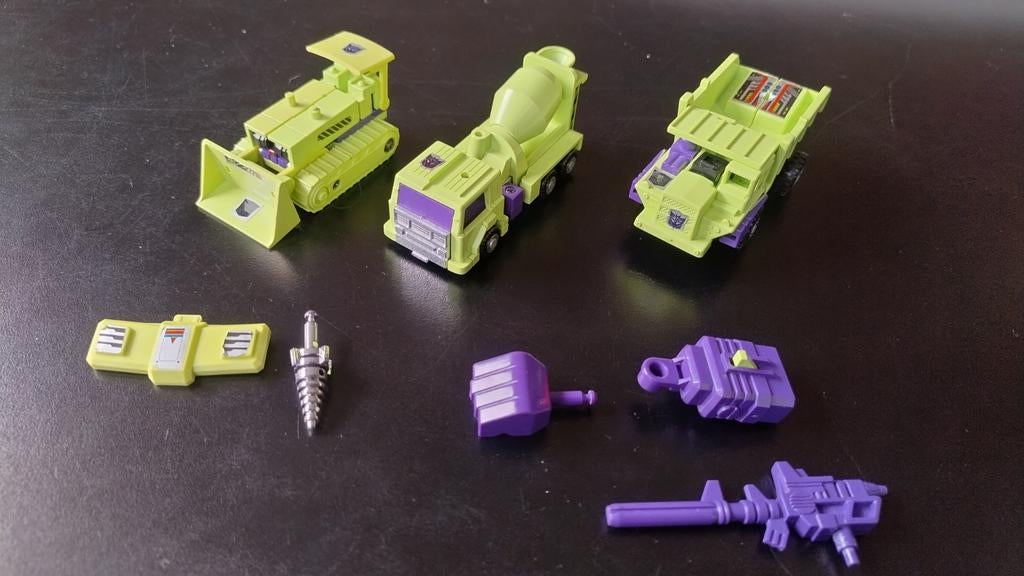 G1 transformers devastator combiner Hasbro takara vintage, Verzamelen, G1, Ophalen of Verzenden, Gebruikt