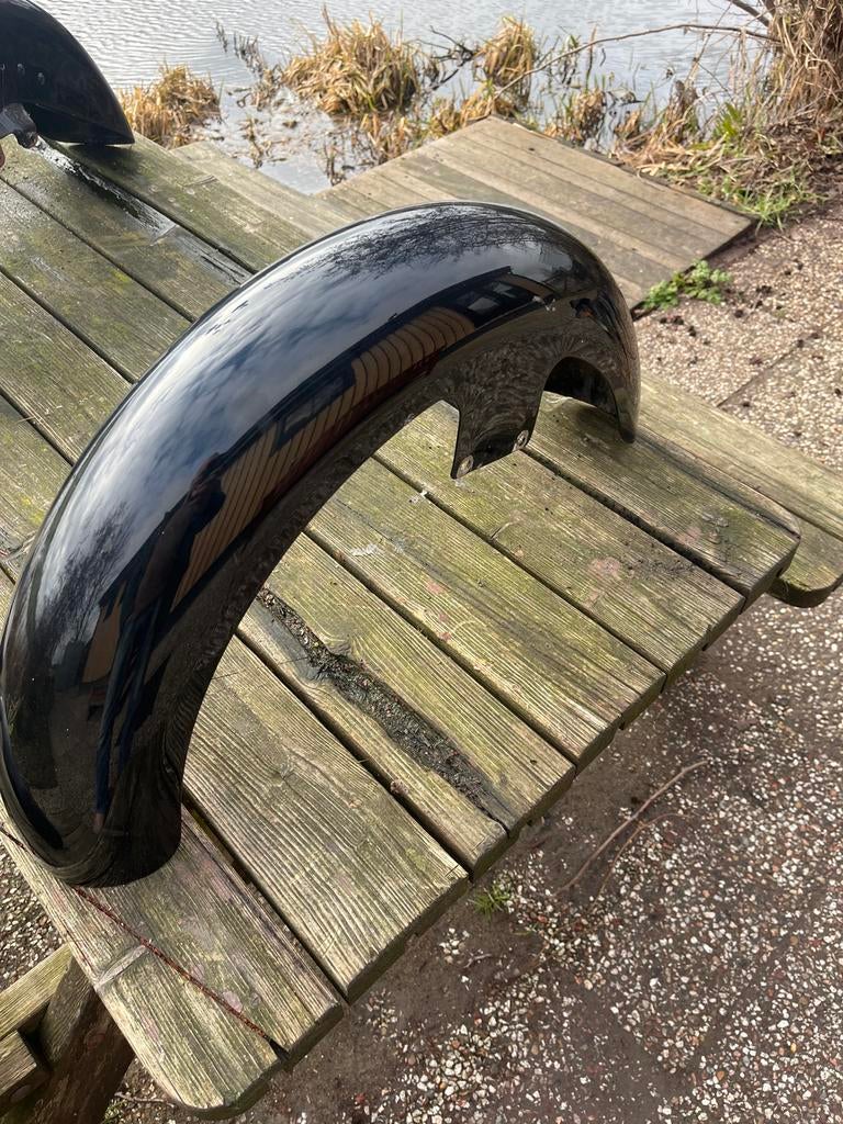 Harley Fatboy Evo Softail spatbord 1994, Ophalen of Verzenden, Gebruikt