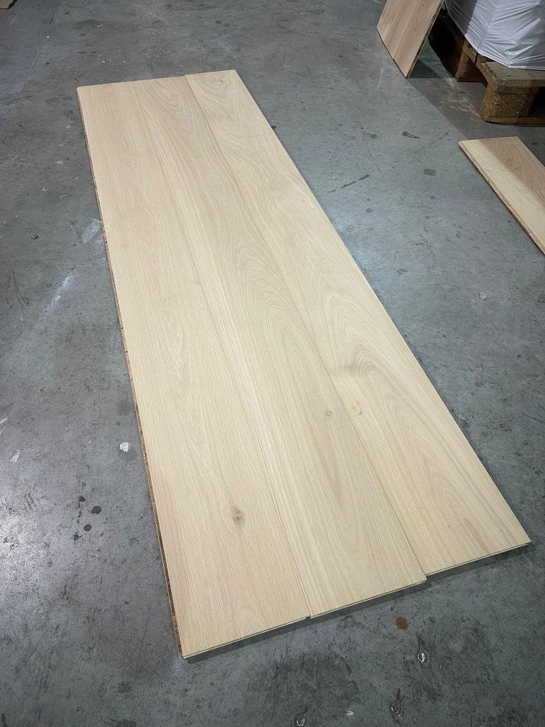 63m2 eiken houten vloer 19x190 noestarm €49,5 pm2 inc btw, Nieuw, 10 m² of meer, 10 tot 30 cm, Hout