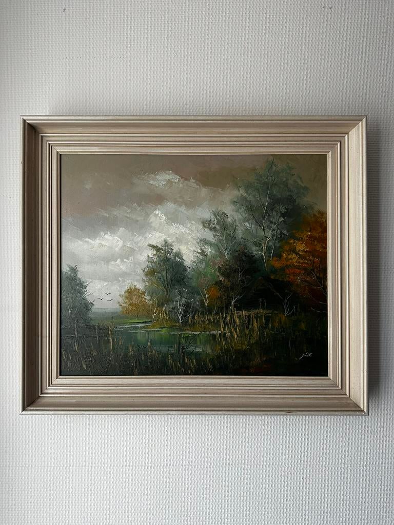 Schilderij gesigneerd; J. kok, Ophalen