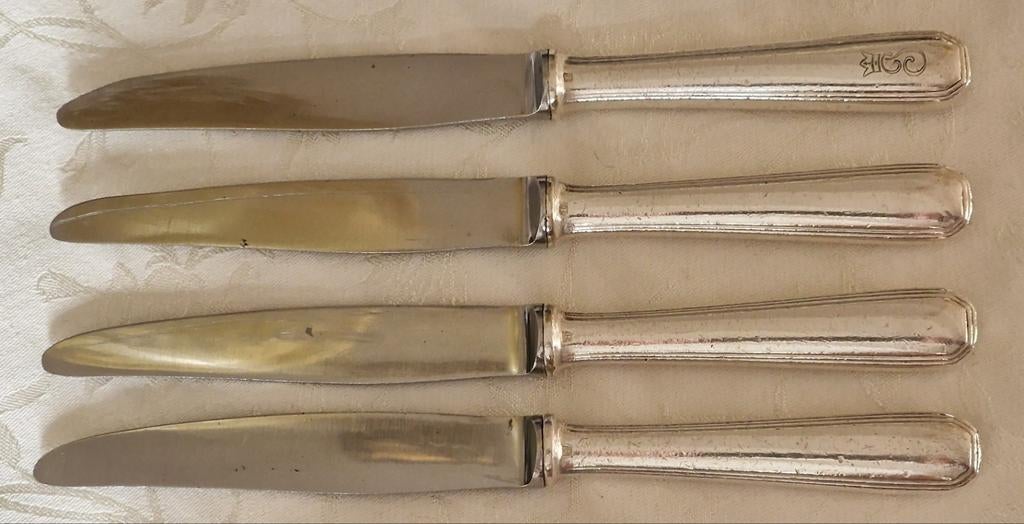 Christofle America, verzilverde messen, art deco, Antiek en Kunst, Antiek | Bestek, Ophalen of Verzenden