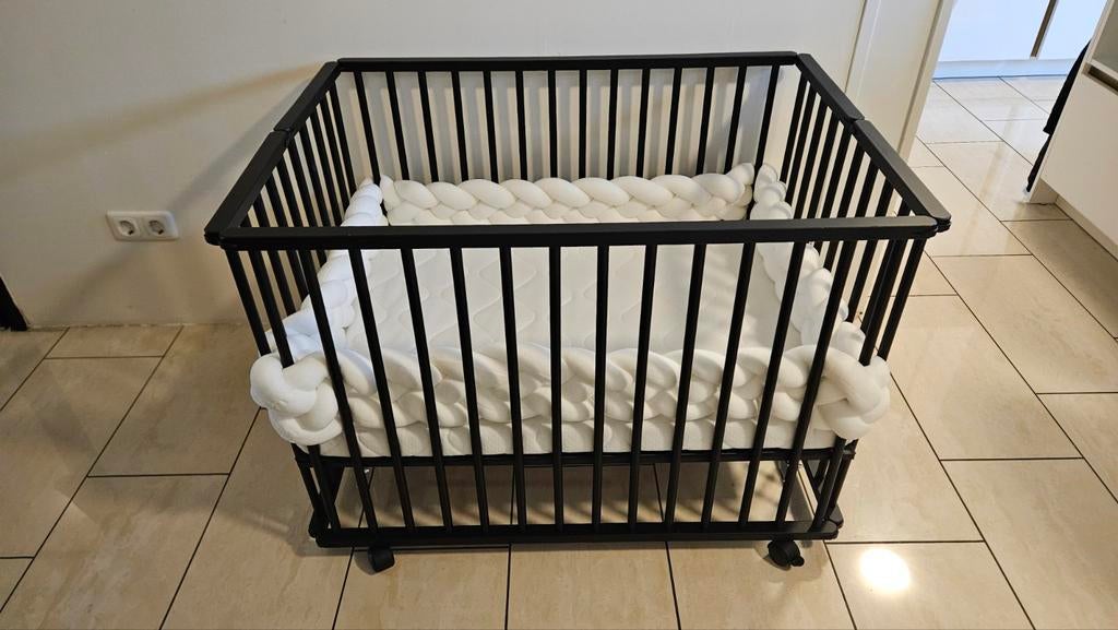 Babybox 75x100 cm, Ophalen, Zo goed als nieuw, Rechthoekig, In hoogte verstelbaar
