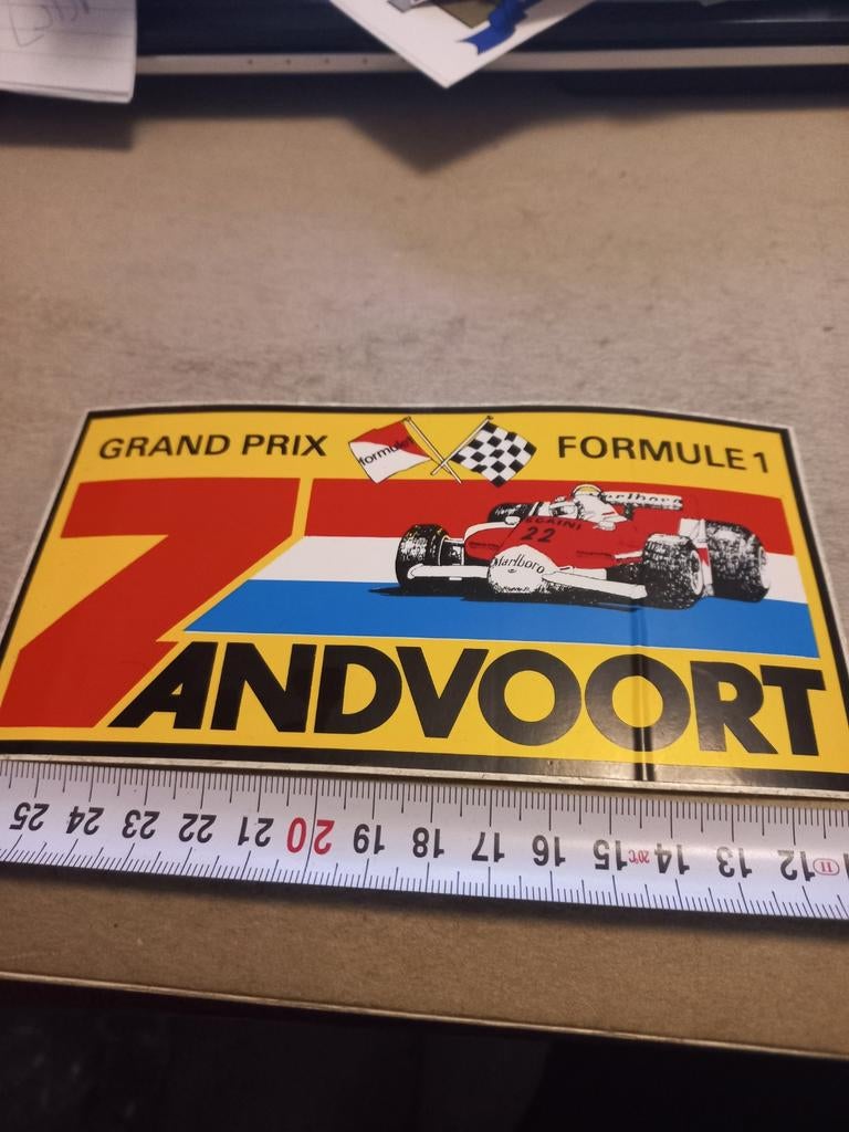 Grand prix zandvoort formula 1, Ophalen of Verzenden, Zo goed als nieuw