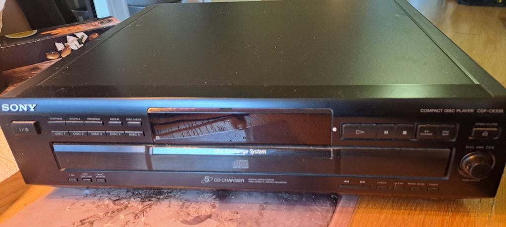 Sony compact disc player, Ophalen of Verzenden, Zo goed als nieuw, Sony, Wisselaar