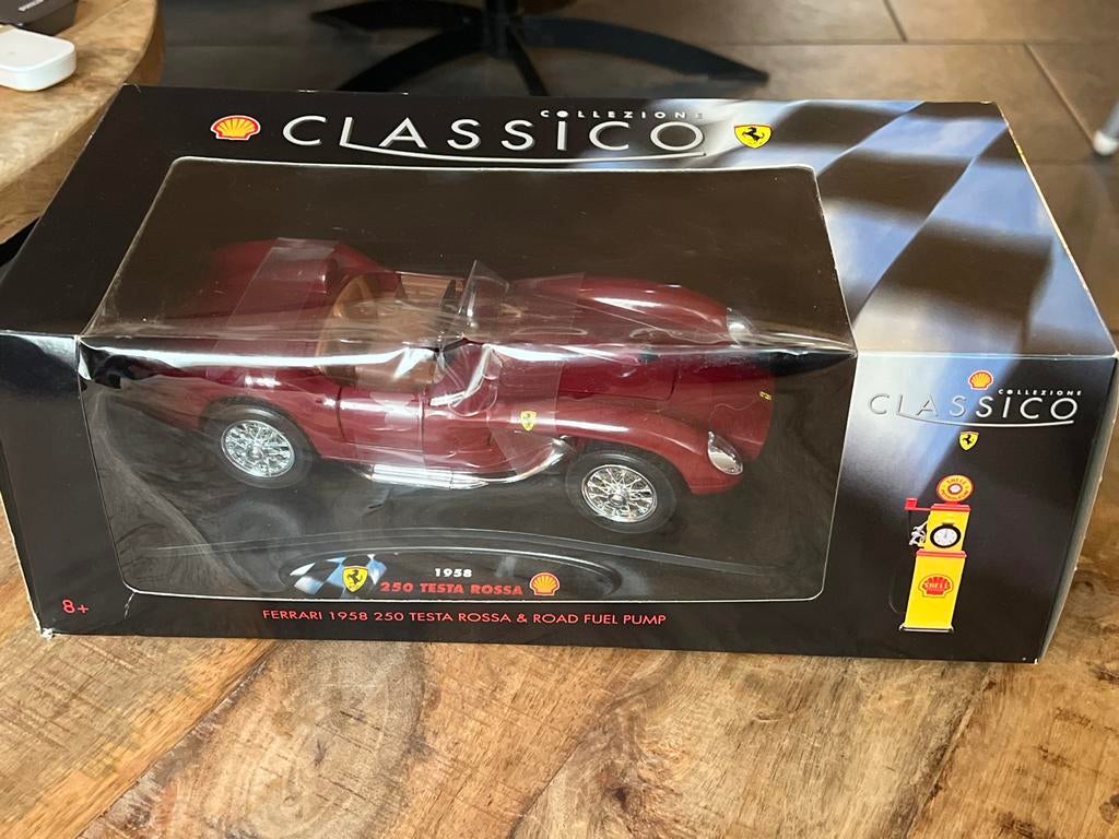 Ferrari 250 Testa Rossa 1958 Shell Classico 1:18, Hobby en Vrije tijd, Ophalen of Verzenden, Nieuw, Auto, Overige merken