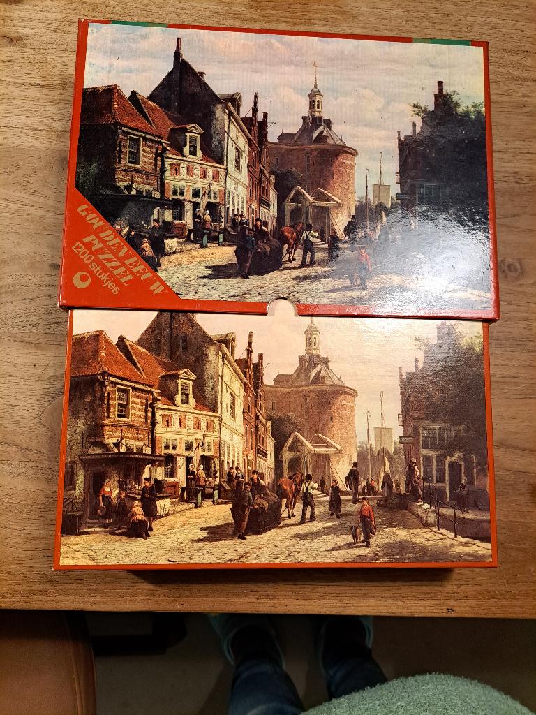 Legpuzzel puzzel GOUDEN EEUW serie, Ophalen of Verzenden, 500 t/m 1500 stukjes, Gebruikt, Legpuzzel