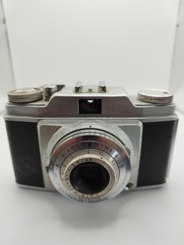 Vintage Agfa Silette Camera - Compur Rapid, Ophalen of Verzenden, Fototoestel