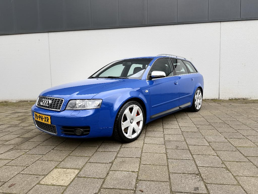 Audi S4 Avant 4.2 V8 2004 (B6) Nogaro (volledig papierwerk!), Blauw, Stationwagon, Handgeschakeld, S4