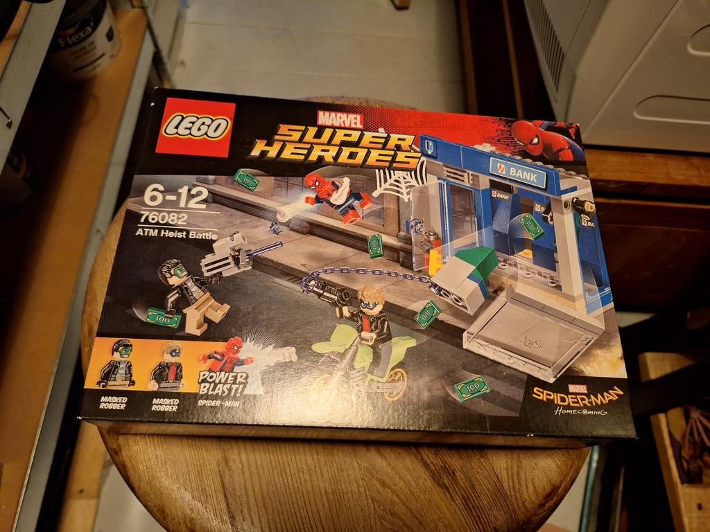 76082 LEGO Marvel Super Heroes ATM heist battle, Ophalen of Verzenden, Nieuw, Complete set, Lego