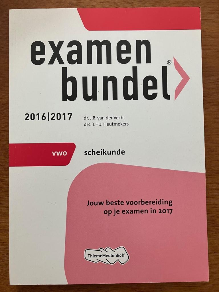 Examenbundel Scheikunde VWO - 2016/2017, Ophalen of Verzenden, Zo goed als nieuw, VWO, Scheikunde