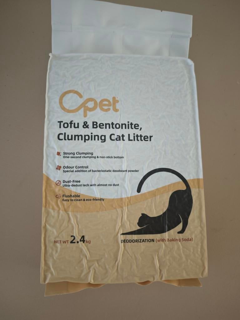 Cpet tofu cat litter, Dieren en Toebehoren, Kattenbakken, Ophalen of Verzenden, Nieuw