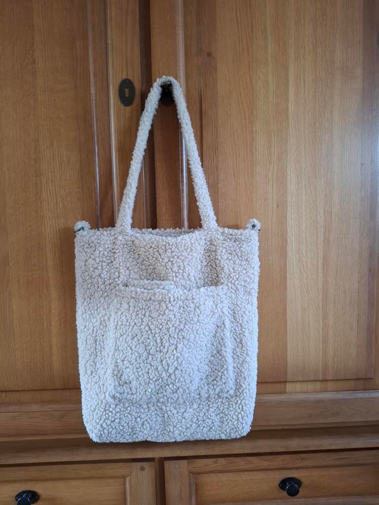 Teddy tas, Ophalen of Verzenden, Zo goed als nieuw, Beige, Handtas