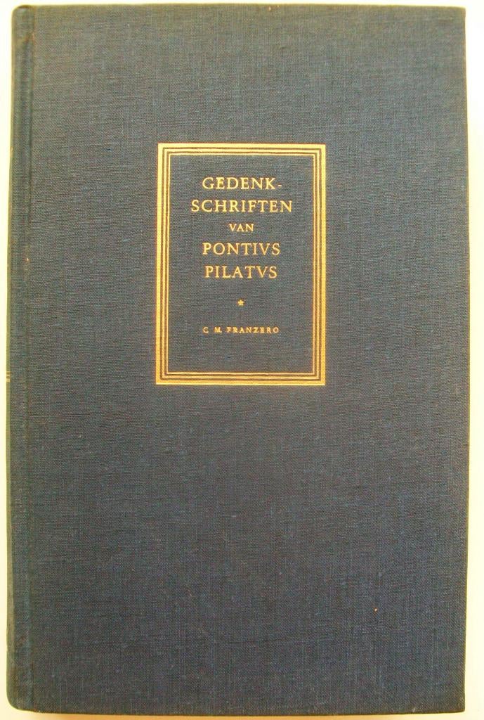 C.M. Franzero - Gedenkschriften van Pontius Pilatus, Ophalen of Verzenden