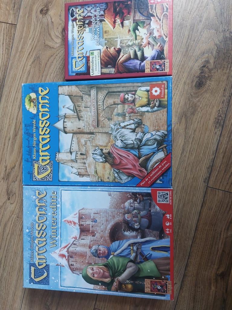 Carcassonne Bordspel Collectie - UPDATE: ZONDER WINTEREDITIE, Ophalen, Gebruikt, Vijf spelers of meer, 999 Games