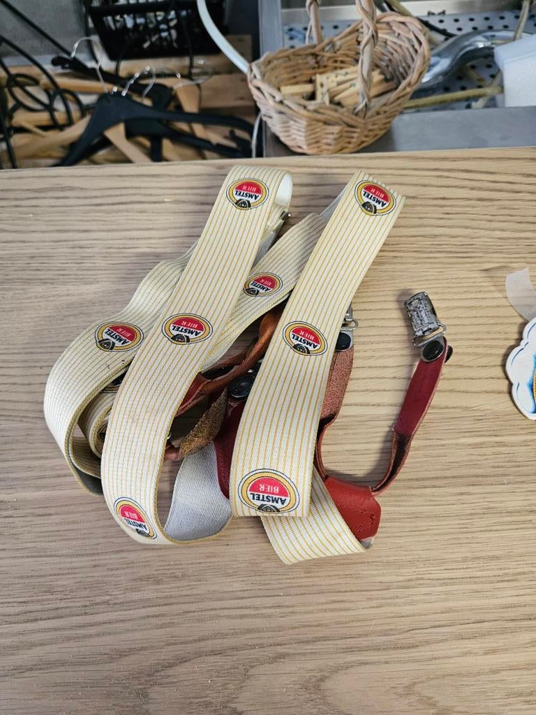 Amstel Bier Bretels, Verzamelen, Biermerken, Ophalen of Verzenden, Gebruikt, Kleding, Amstel