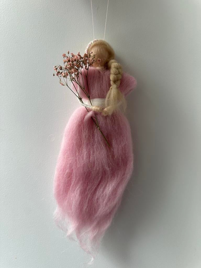 Handgemaakt Bloemenmeisje Waldorf Montessori, Ophalen of Verzenden, Nieuw