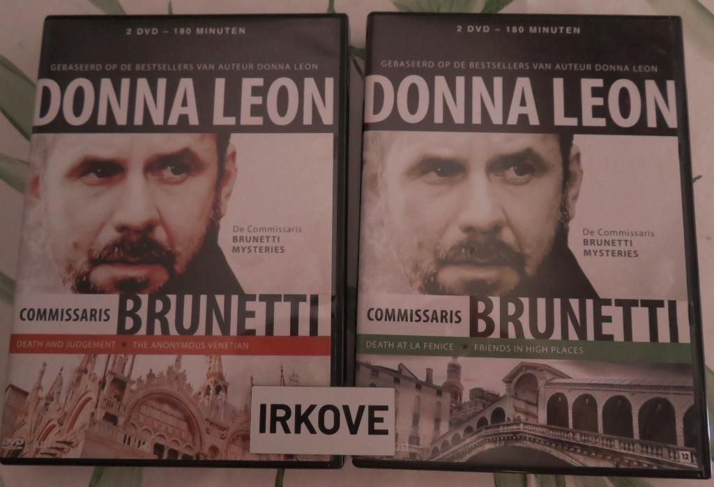 DVD DONNA LEON * DE BRUNETTI MYSTERIES * 3 x *, Verzenden, Boxset, Zo goed als nieuw, Vanaf 12 jaar