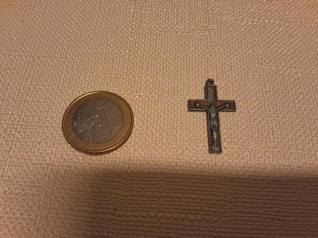 Vintage Kruisje met Jezus, Antiek en Kunst, Ophalen of Verzenden