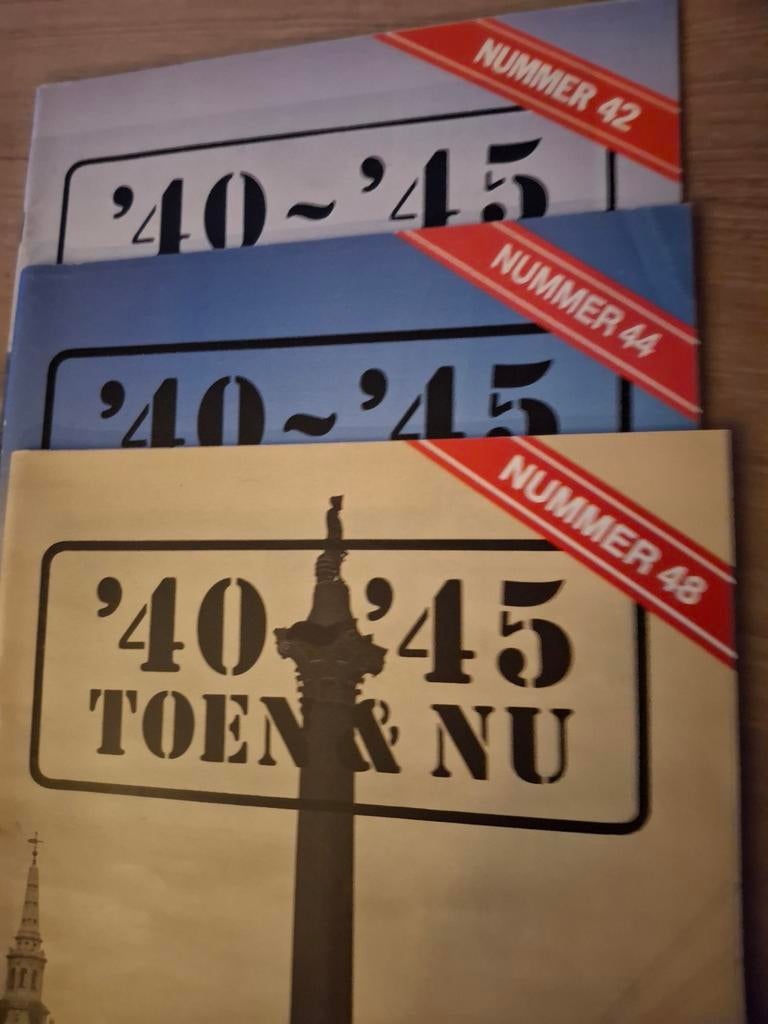 3 tijdschriften '40-'45 toen en nu., Boeken, Oorlog en Militair, Ophalen of Verzenden, Tweede Wereldoorlog, Gelezen
