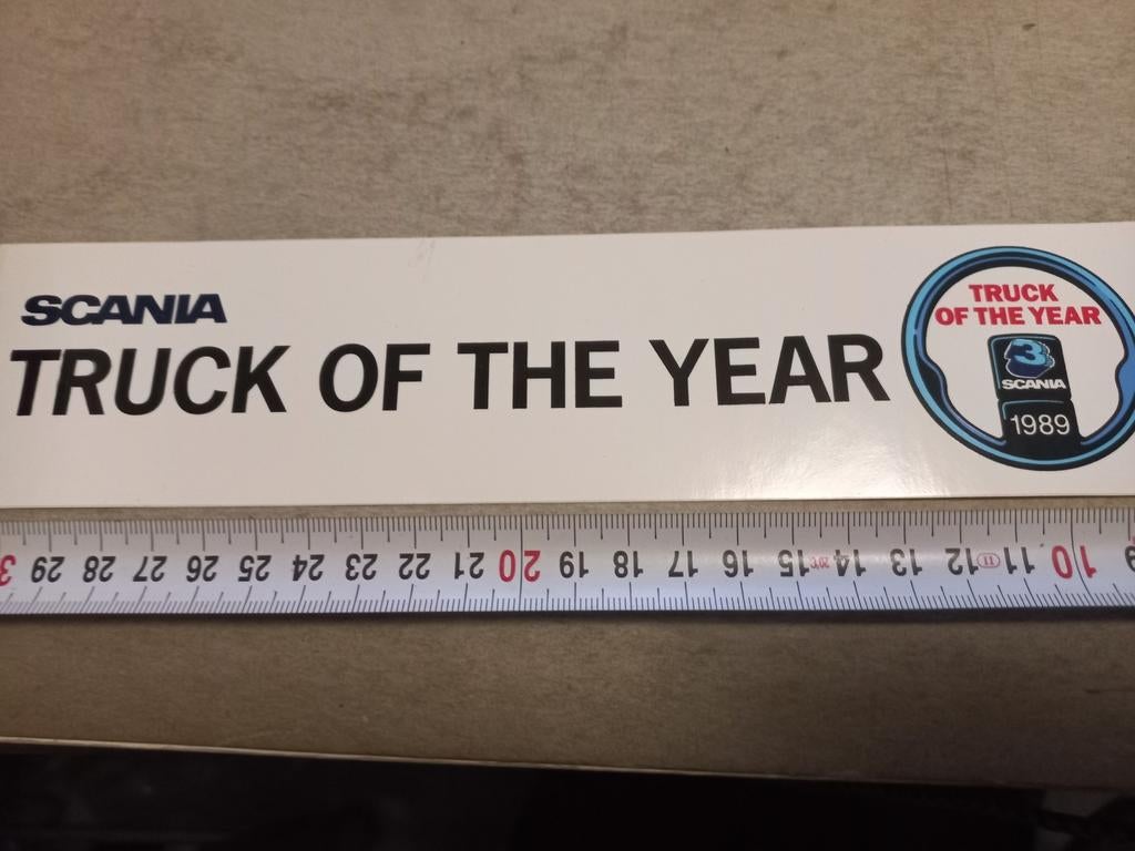 Scania truck of the year 89, Ophalen of Verzenden, Zo goed als nieuw