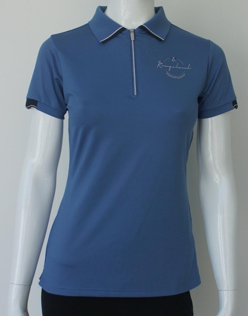 Kingsland Equestrian Dames Poloshirt, Kleding | Dames, Sportkleding, Zo goed als nieuw, Overige typen, Maat 36 (S), Blauw, Ophalen of Verzenden