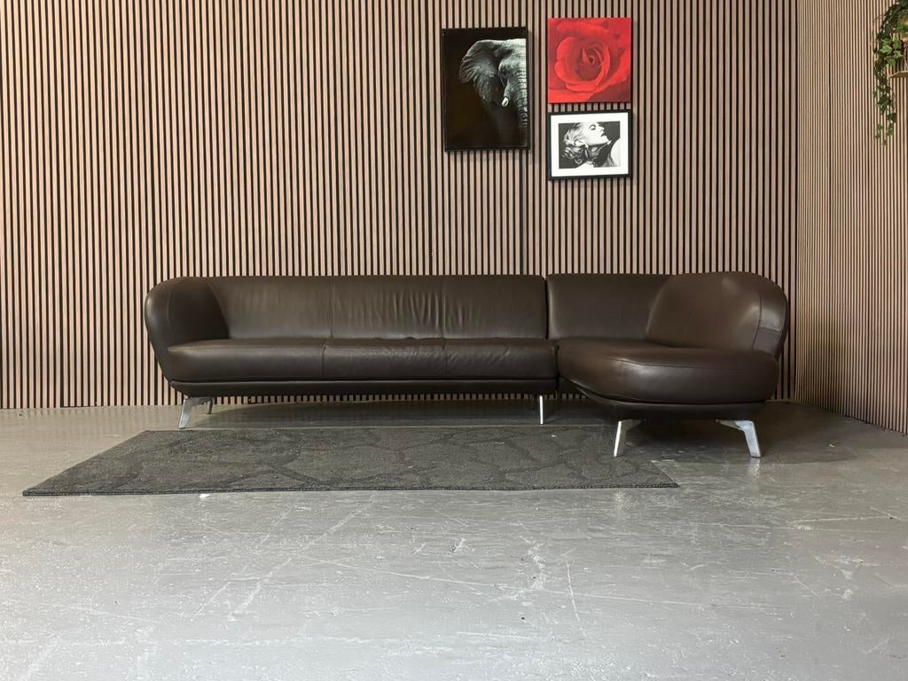 GRATIS LEVERING Leolux Flint Hoekbank Leer 300x205 GEREINIGD