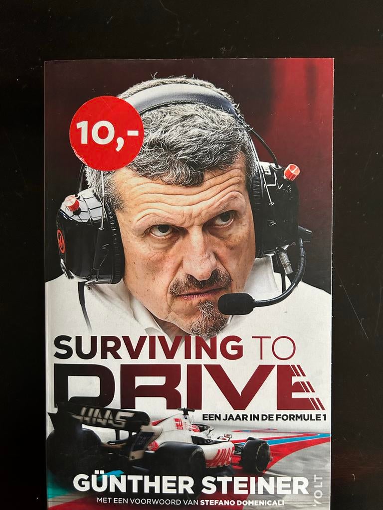 Günther Steiner - Surviving to Drive - Formule 1 Boek, Ophalen of Verzenden, Zo goed als nieuw, Algemeen