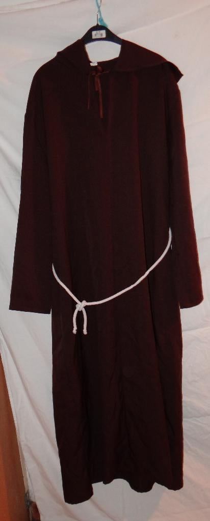 Leuk bruin MONNIK/PATER/BROEDER pak, Ophalen, Maat 52/54 (L), Carnaval, Kleding