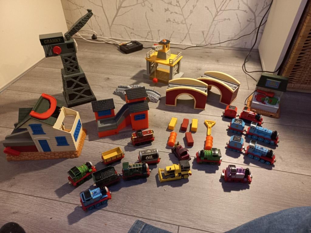Thomas de Trein Set met veel treintjes, Ophalen of Verzenden, Gebruikt
