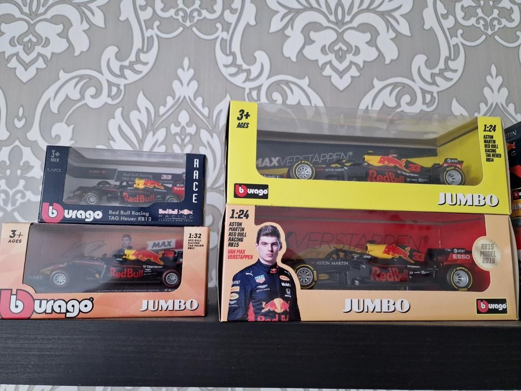 Max Verstappen Jumbo Auto's, Ophalen of Verzenden, Nieuw, Auto, Bburago
