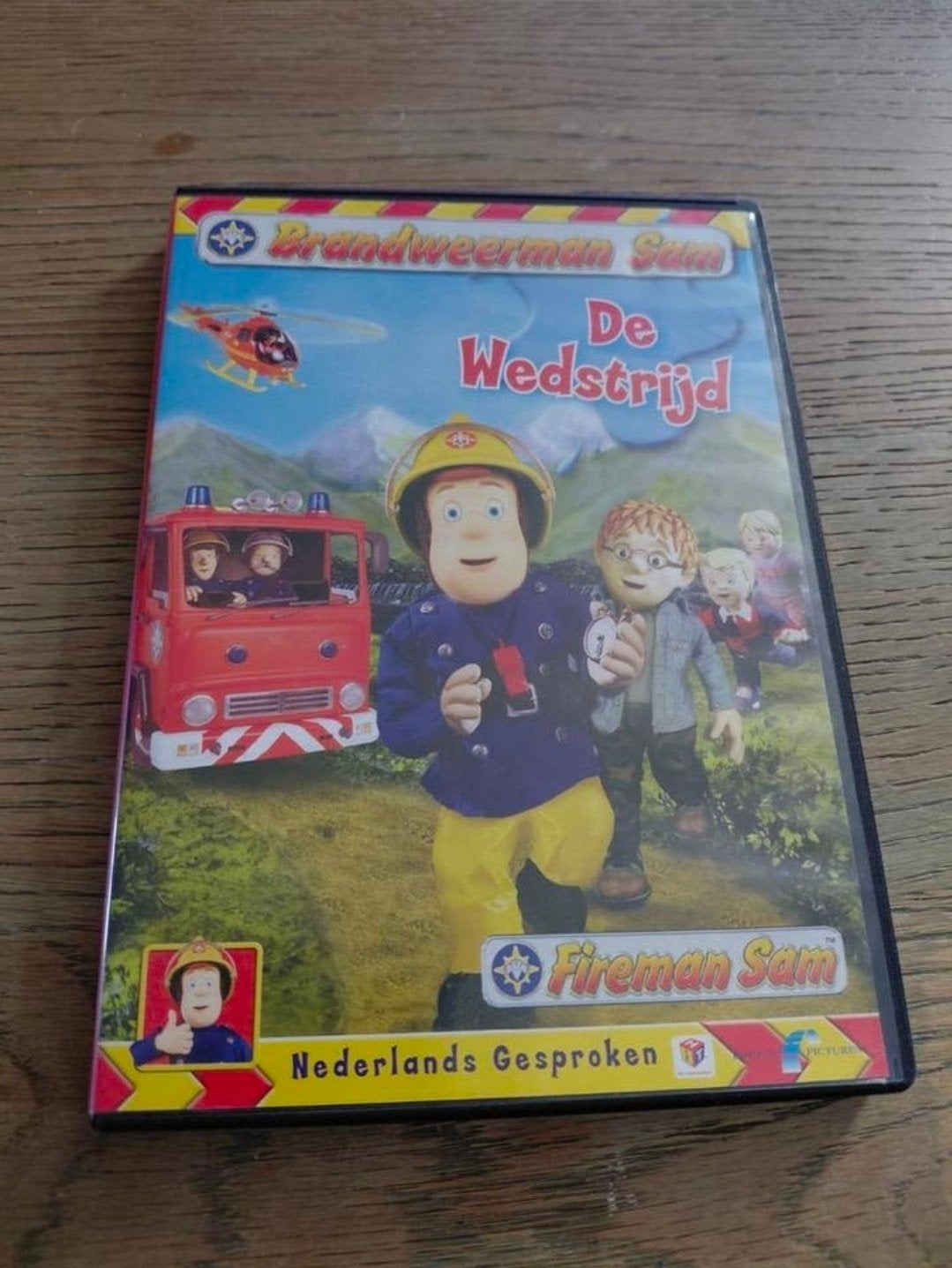 Brandweerman Sam - De Wedstrijd dvd., Gebruikt, Alle leeftijden, Poppen, Ophalen of Verzenden
