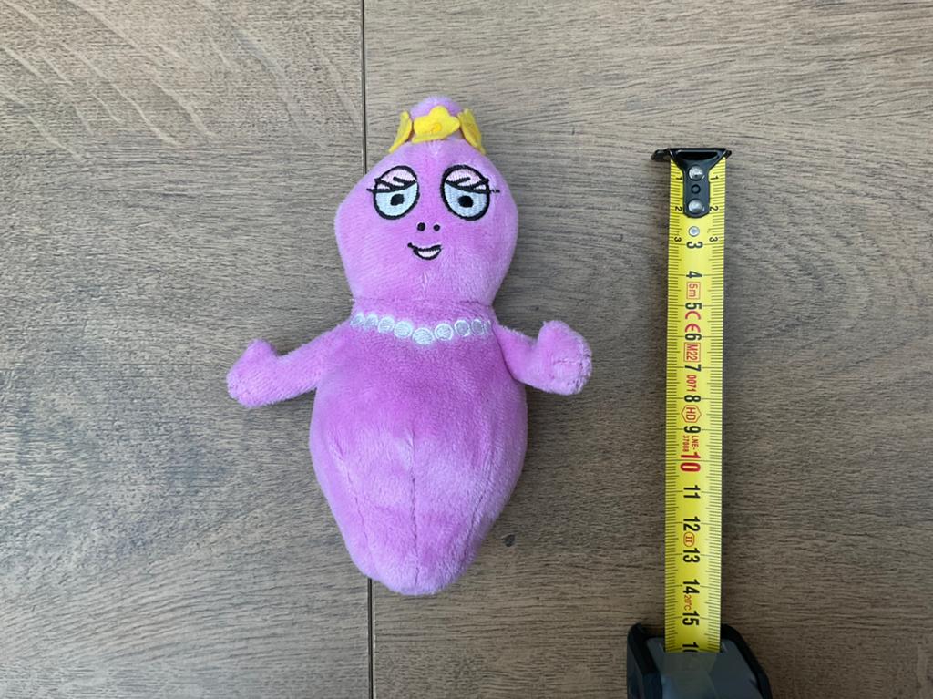 Nieuwe zgan paarse barbabella knuffel ca 15cm van Barbapapa, Ophalen, Overige figuren, Nieuw, Beeldje of Figuurtje