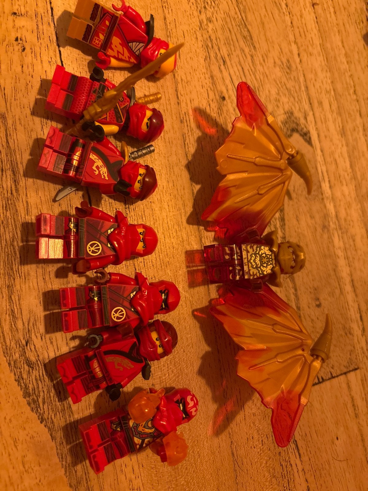 Lego Ninjago Kai minifiguren en accessoires, Ophalen of Verzenden, Gebruikt, Overige merken