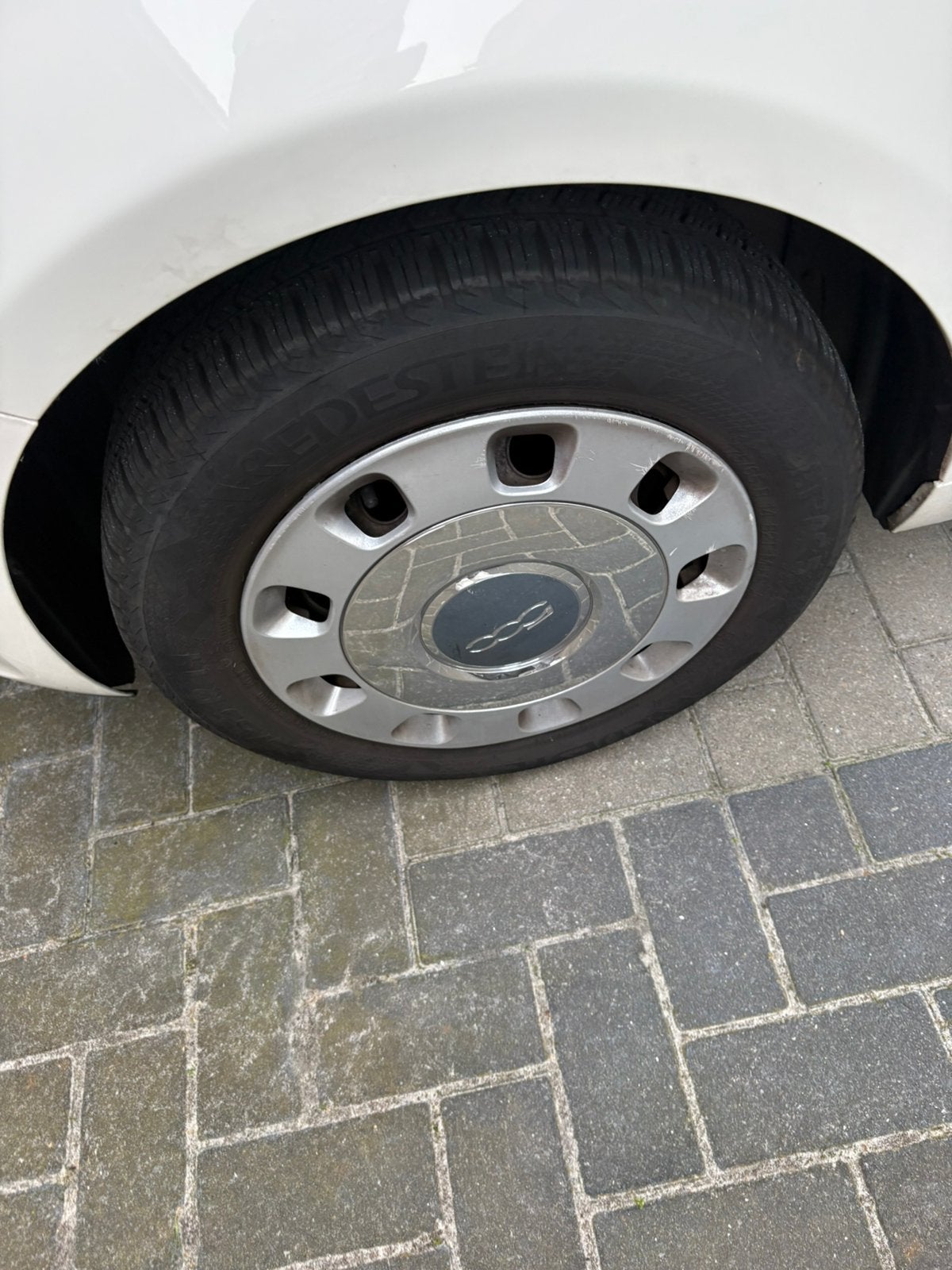 Fiat 500 officiële wieldop 14 inch (1x), Ophalen of Verzenden, Gebruikt
