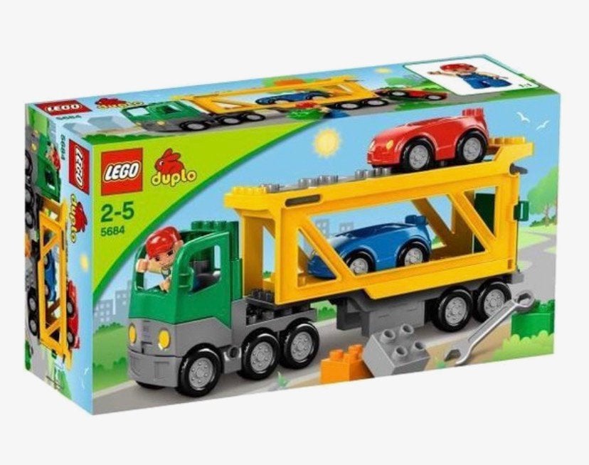Duplo 5684 transportwagen, Ophalen of Verzenden, Gebruikt, Complete set, Duplo