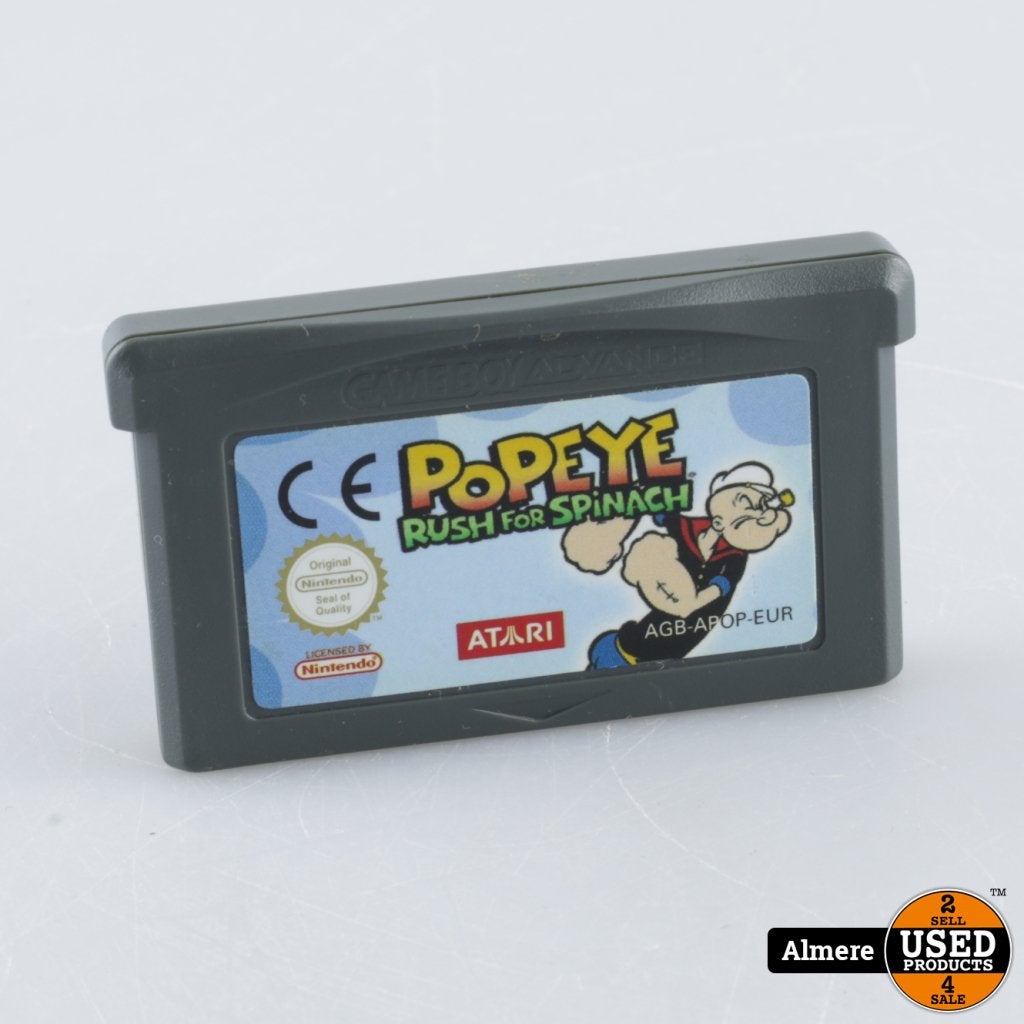 GameBoy Advance Popeye Rush For spinach Pal Los