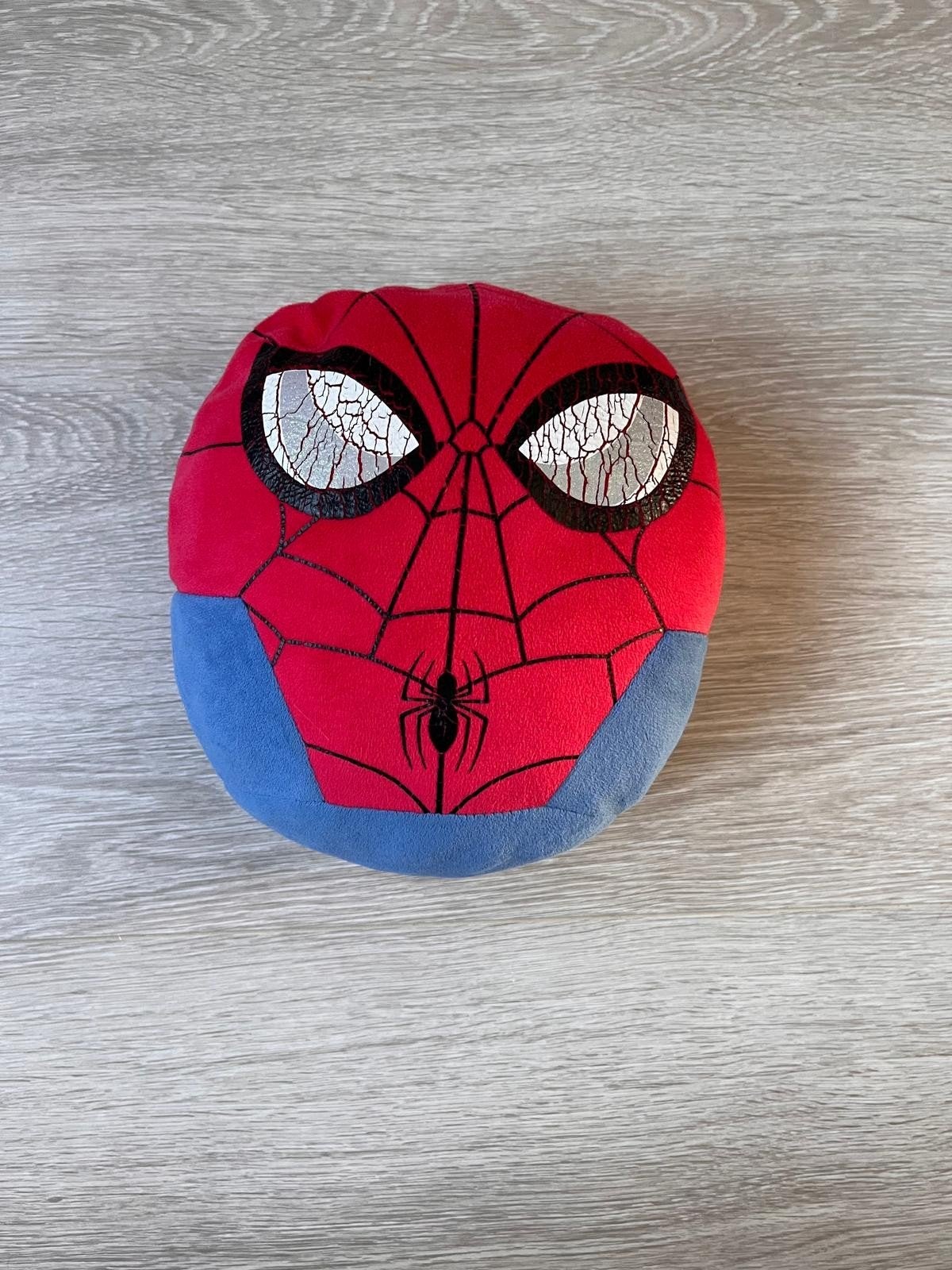Spiderman Knuffel Kussen - Rood/Blauw, Ophalen