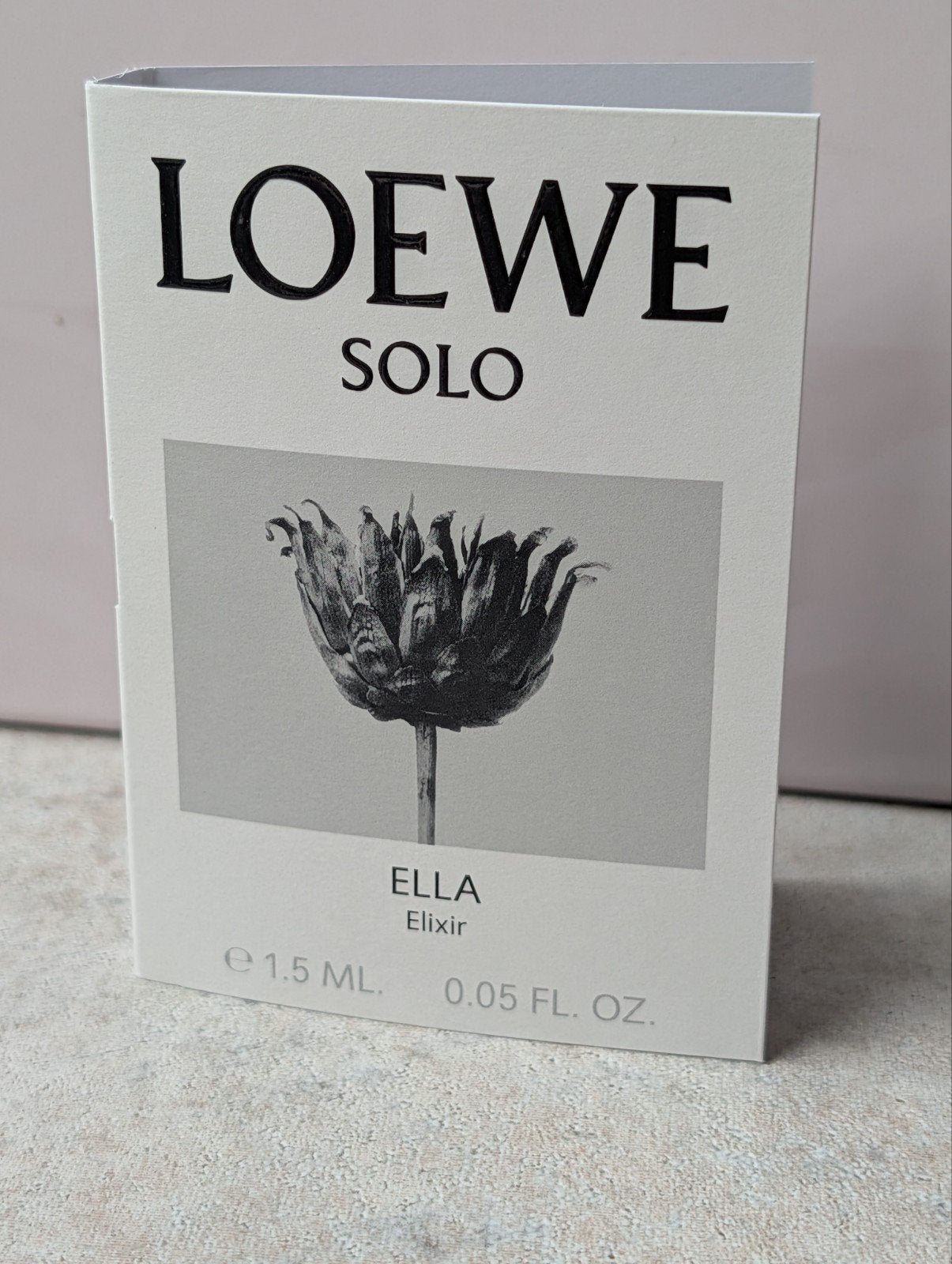 LOEWE Solo Ella Elixir parfum sample 1.5ml, Ophalen of Verzenden, Nieuw