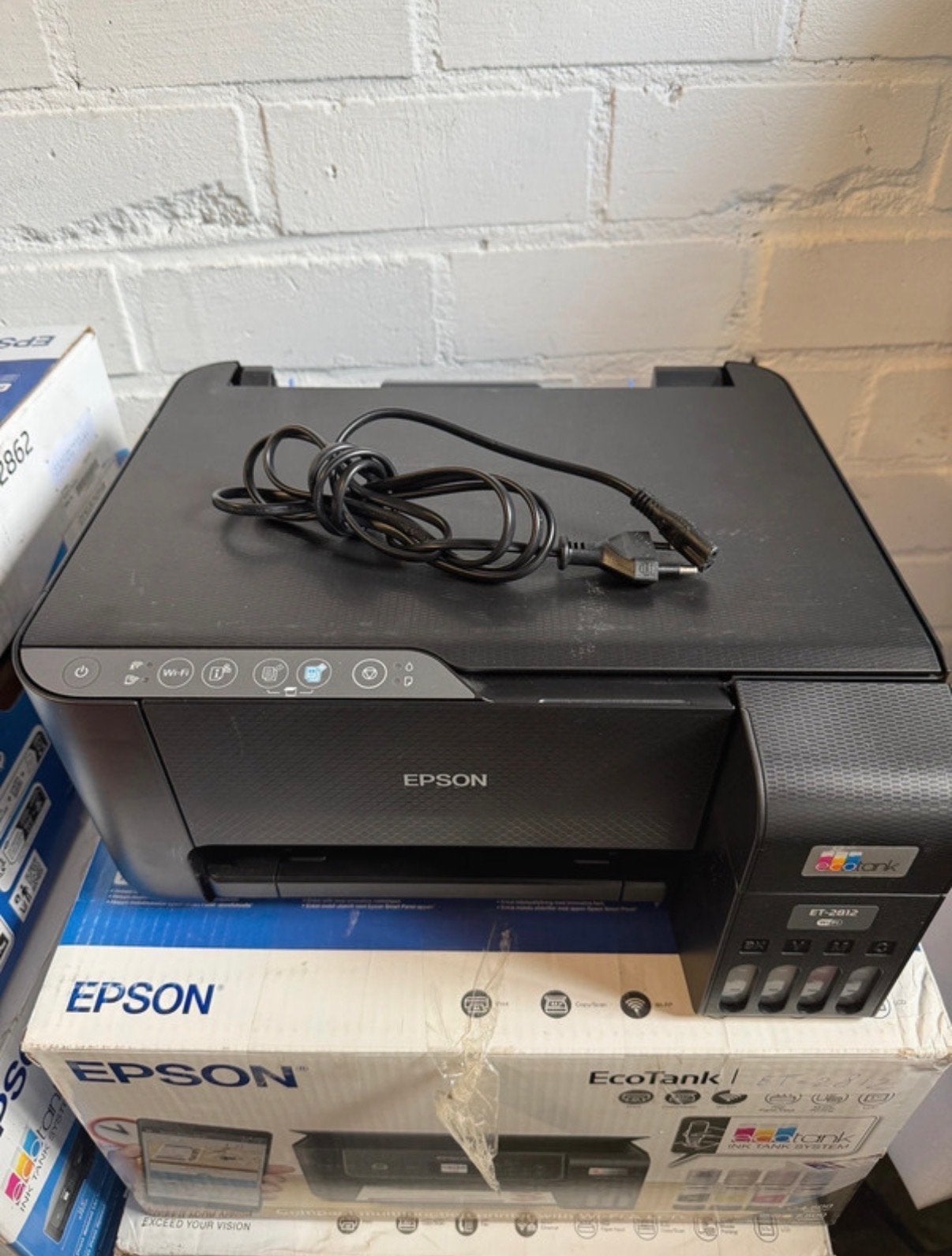 Epson EcoTank ET-2812 All-in-One Printer - Goede Staat, Computers en Software, Printers, Gebruikt, Epson, Inkjetprinter, Kleur printen